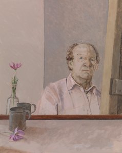 Autoportrait avec une tasse, 2009